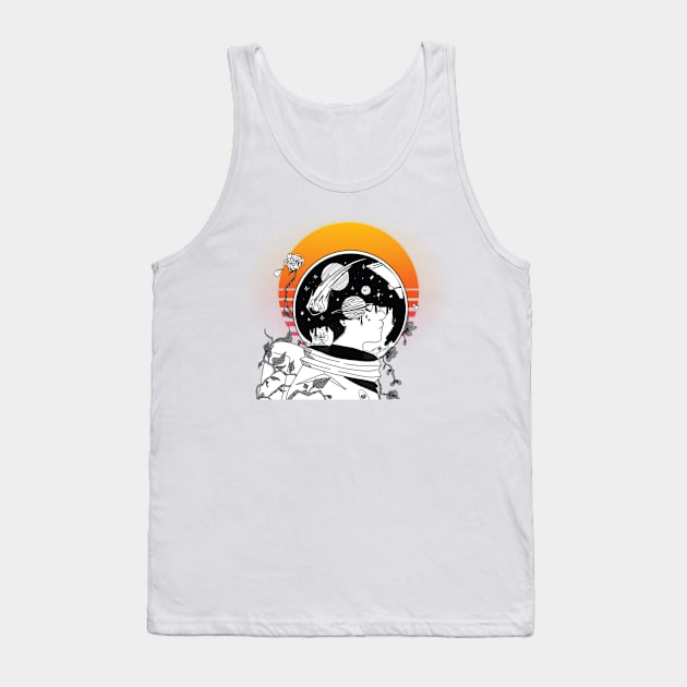 Astronaut Layout Tank Top by jobieh shop